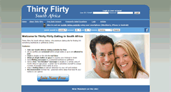 Desktop Screenshot of 30flirty.co.za